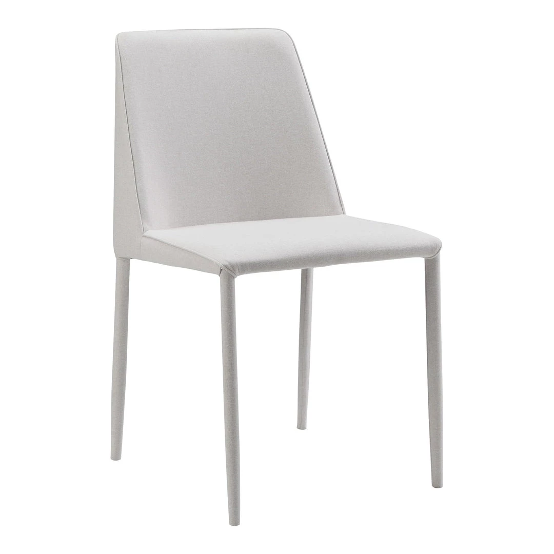 Moe's Home Collection Chairs Nora Fabric Dining Chair White-m2 8 Moe's Home Collection Chairs Nora Fabric Dining Chair White-m2