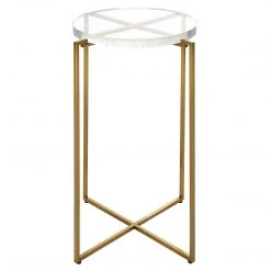 Uttermost Star-crossed Glass Accent Table Tables