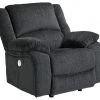 Ashley Furniture Draycoll - Slate - Power Rocker Recliner