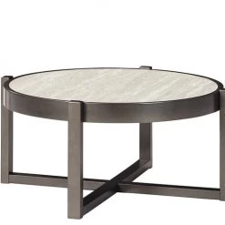 Ashley Furniture Tables Lannoli - Beige/pewter - Occasional Table Set (3/cn)