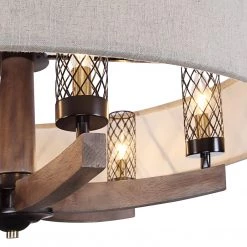 Accessories Uttermost Woodall 6 Light Drum Chandelier 15 Accessories Uttermost Woodall 6 Light Drum Chandelier
