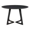Moe's Home Collection Godenza Dining Table Round Black Ash Tables