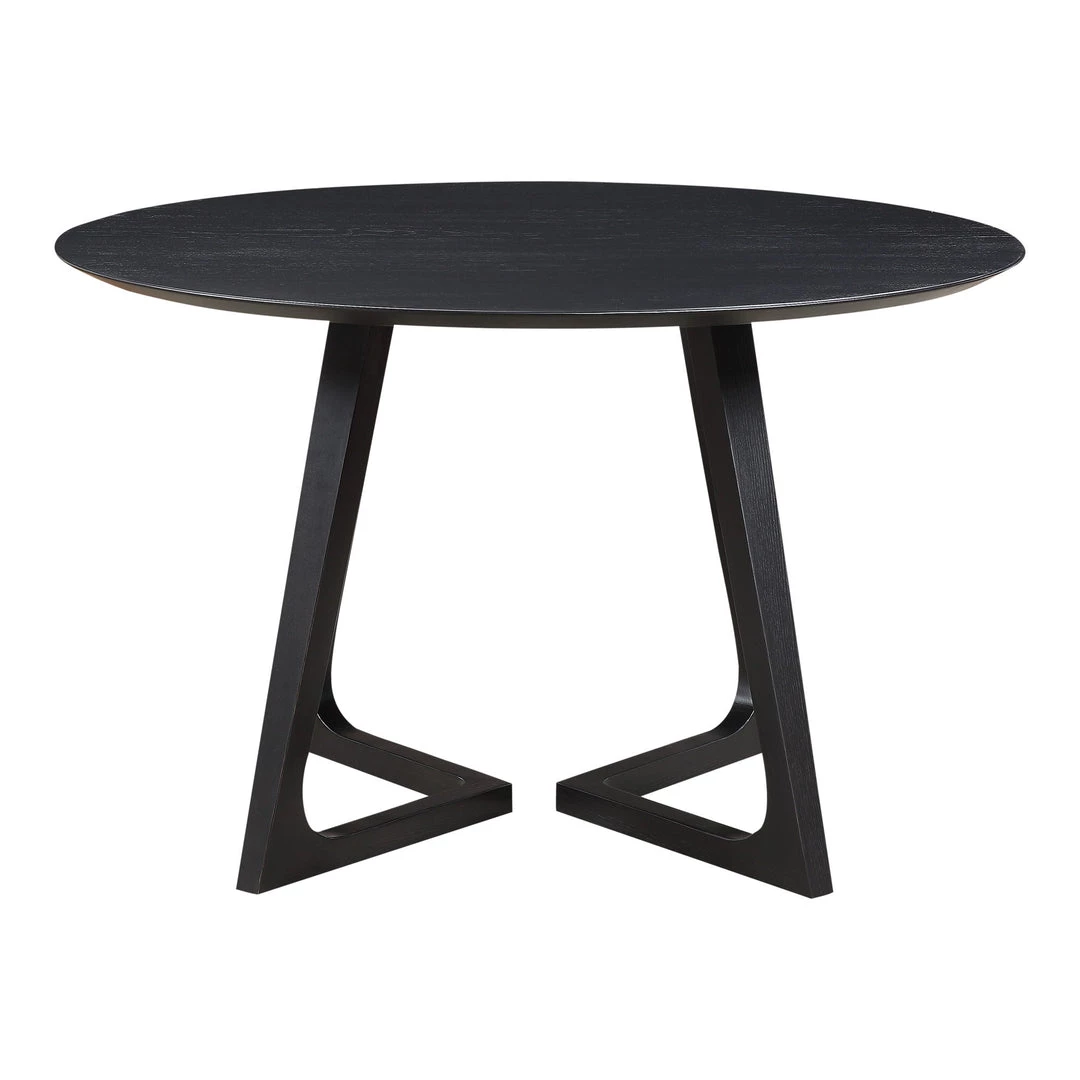Moe's Home Collection Godenza Dining Table Round Black Ash Tables 3 Moe's Home Collection Godenza Dining Table Round Black Ash Tables
