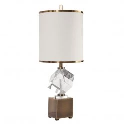 Accessories Uttermost Cristino Crystal Cube Lamp