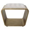 Uttermost Hoop Small Gold Bench Benches 1 Uttermost Hoop Small Gold Bench Benches