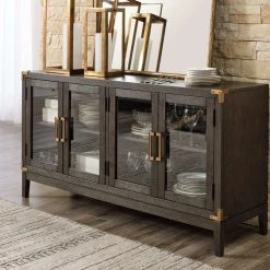 Signature Design By Ashley® Burkhaus - Dark Brown - Dining Room Server