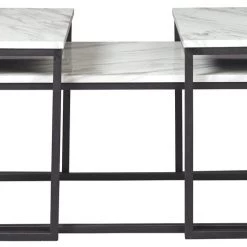 Ashley Furniture Donnesta - Gray/black - Occasional Table Set (3/cn)
