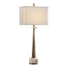 Accessories Uttermost Verner Tapered Brass Table Lamp