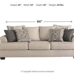 Ashley Furniture Velletri - Pewter - Queen Sofa Sleeper Sofas