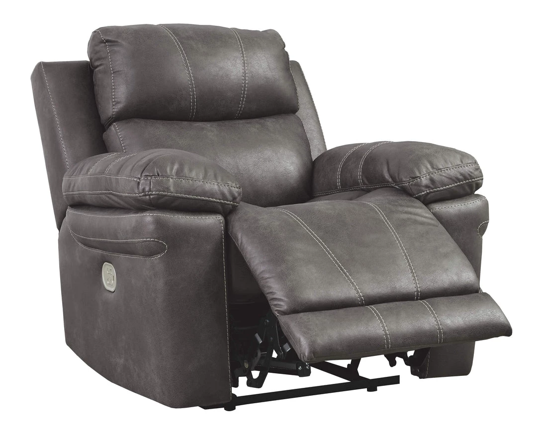 Ashley Furniture Reclining Furniture Erlangen - Midnight - Pwr Recliner/adj Headrest 5 Ashley Furniture Reclining Furniture Erlangen - Midnight - Pwr Recliner/adj Headrest