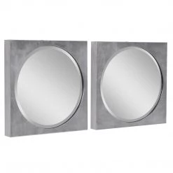 Accessories Uttermost Aletris Modern Square Mirrors, S/2