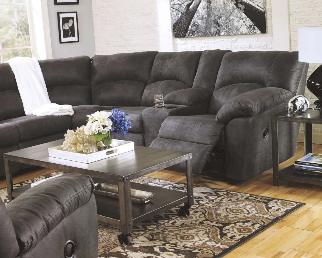 Signature Design By Ashley® Tambo - Reclining Sectional Set Reclining Furniture 5 Signature Design By Ashley® Tambo - Reclining Sectional Set Reclining Furniture