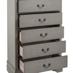 Ashley Furniture Kordasky - Gray - Five Drawer Chest