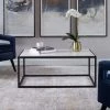 Tables Uttermost Vola Modern White Marble Coffee Table