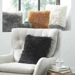 Ashley Furniture Jasmen - Black - Pillow (4/cs)