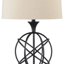 Ashley Furniture Accessories Camren - Black - Metal Table Lamp (1/cn)