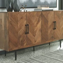 Ashley Furniture Prattville - Brown - Accent Cabinet