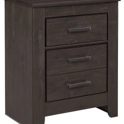 Ashley Furniture Brinxton - Charcoal - Two Drawer Night Stand Nightstands