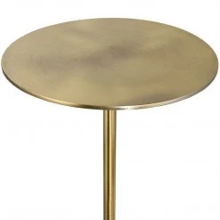 Tables Uttermost Gimlet Brass Drink Table