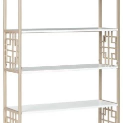 Ashley Furniture Bookcases Glenstone - Champagne/white - Bookcase