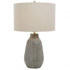 Accessories Uttermost Monacan Gray Textured Table Lamp