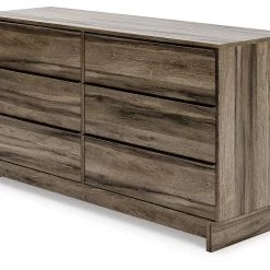 Signature Design By Ashley® Shallifer - Brown - Six Drawer Dresser 16 Signature Design By Ashley® Shallifer - Brown - Six Drawer Dresser