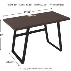 Ashley Furniture Desks Camiburg - Warm Brown - Home Office Small Desk