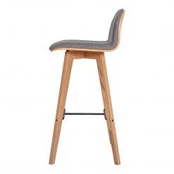 Moe's Home Collection Stools Napoli Barstool Grey 12 Moe's Home Collection Stools Napoli Barstool Grey