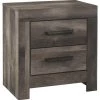 Signature Design By Ashley® Wynnlow - Gray - Two Drawer Night Stand Nightstands