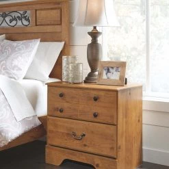 Ashley Furniture Bittersweet - Light Brown - Two Drawer Night Stand