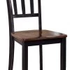 Ashley Furniture Owingsville - Black/brown - Dining Room Side Chair (2/cn)