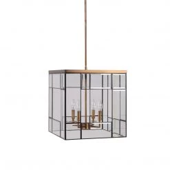 Accessories Uttermost Romilly 4 Light Antique Brass Pendant