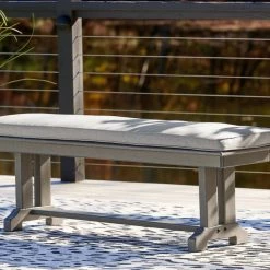 Signature Design By Ashley® Visola - Gray - Bench With Cushion