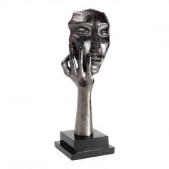 Moe's Home Collection Table Decor Ponder Sculpture Black 9 Moe's Home Collection Table Decor Ponder Sculpture Black