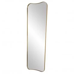 Accessories Uttermost Belvoir Large Antique Brass Mirror