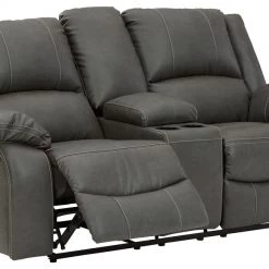 Ashley Furniture Calderwell - DBL REC PWR Loveseat W/Console