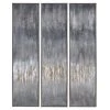 Accessories Uttermost Gray Showers Hand Painted Canvases, Set/3