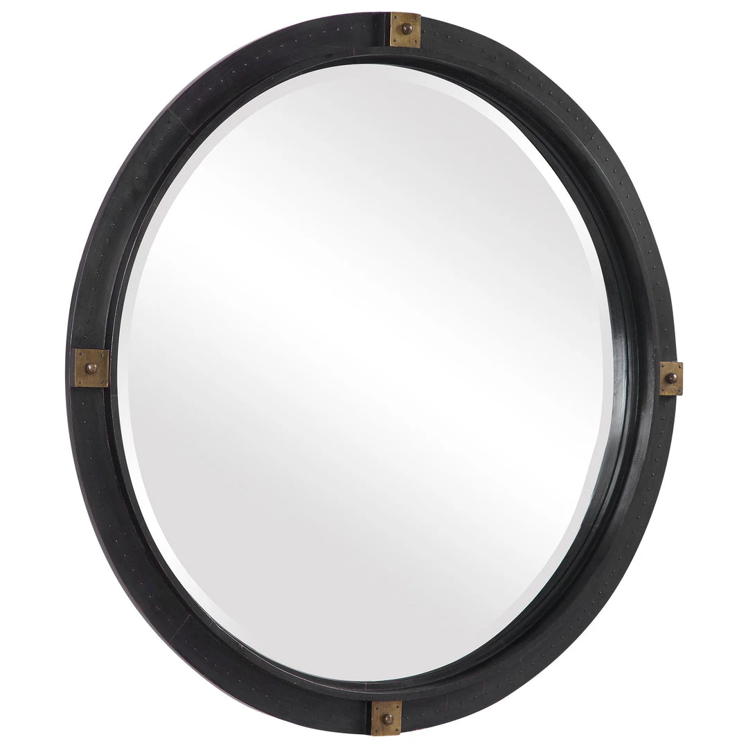 Uttermost Tull Industrial Round Mirror 6 Uttermost Tull Industrial Round Mirror