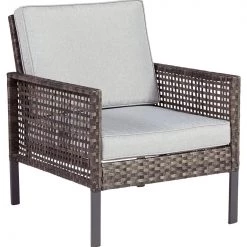 Ashley Furniture Outdoor Sets Lainey - Two-tone Gray - Love/chairs/table Set (4/cn) 20 Ashley Furniture Outdoor Sets Lainey - Two-tone Gray - Love/chairs/table Set (4/cn)