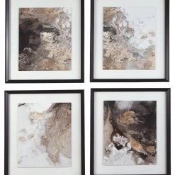 Ashley Furniture Accessories Hallwood - Light Brown - Wall Art Set (4/cn)