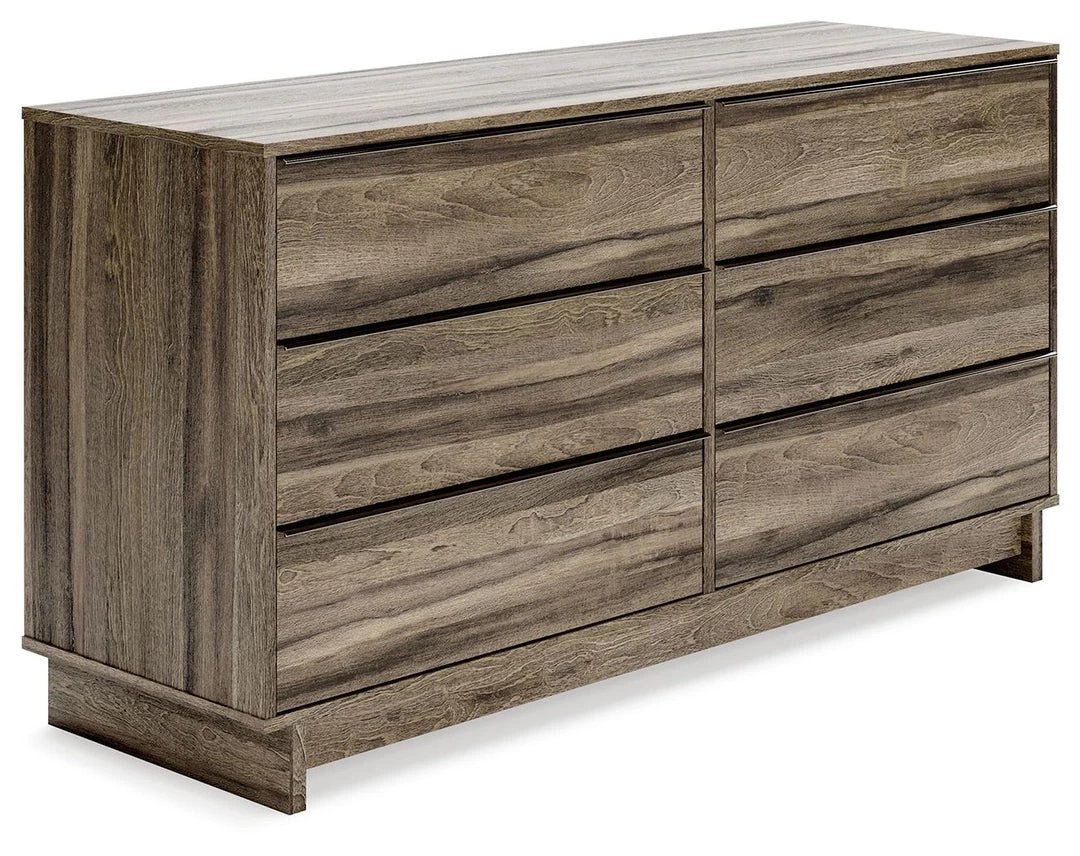 Signature Design By Ashley® Shallifer - Brown - Six Drawer Dresser 3 Signature Design By Ashley® Shallifer - Brown - Six Drawer Dresser