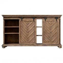 TV Stands Uttermost Primalia Barn Door Media Console