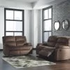 Signature Design By Ashley® Reclining Furniture Bolzano - 2 Seat Reclining Sofa, Reclining Loveseat