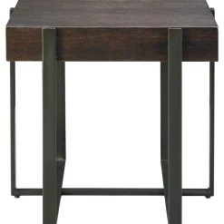Ashley Furniture Drewing - Light Brown - Square End Table Tables