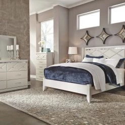 Signature Design By Ashley® Beds Dreamur - Pearl Stipple - Panel Bed