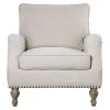 Uttermost Armstead Antique White Armchair Chairs