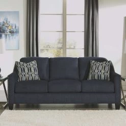 Ashley Furniture Creeal - Blue - Sofa Sofas