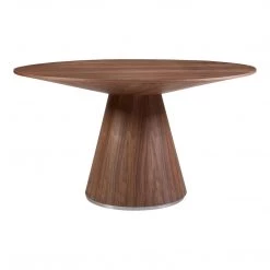 Moe's Home Collection Tables Otago Dining Table 54in Round Walnut