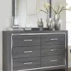 Signature Design By Ashley® Lodanna - Gray - Dresser, Mirror, Panel Bed Bedroom Sets 1 Signature Design By Ashley® Lodanna - Gray - Dresser, Mirror, Panel Bed Bedroom Sets