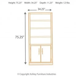 Ashley Furniture Hamlyn - Traditional - Bookcase Bookcases